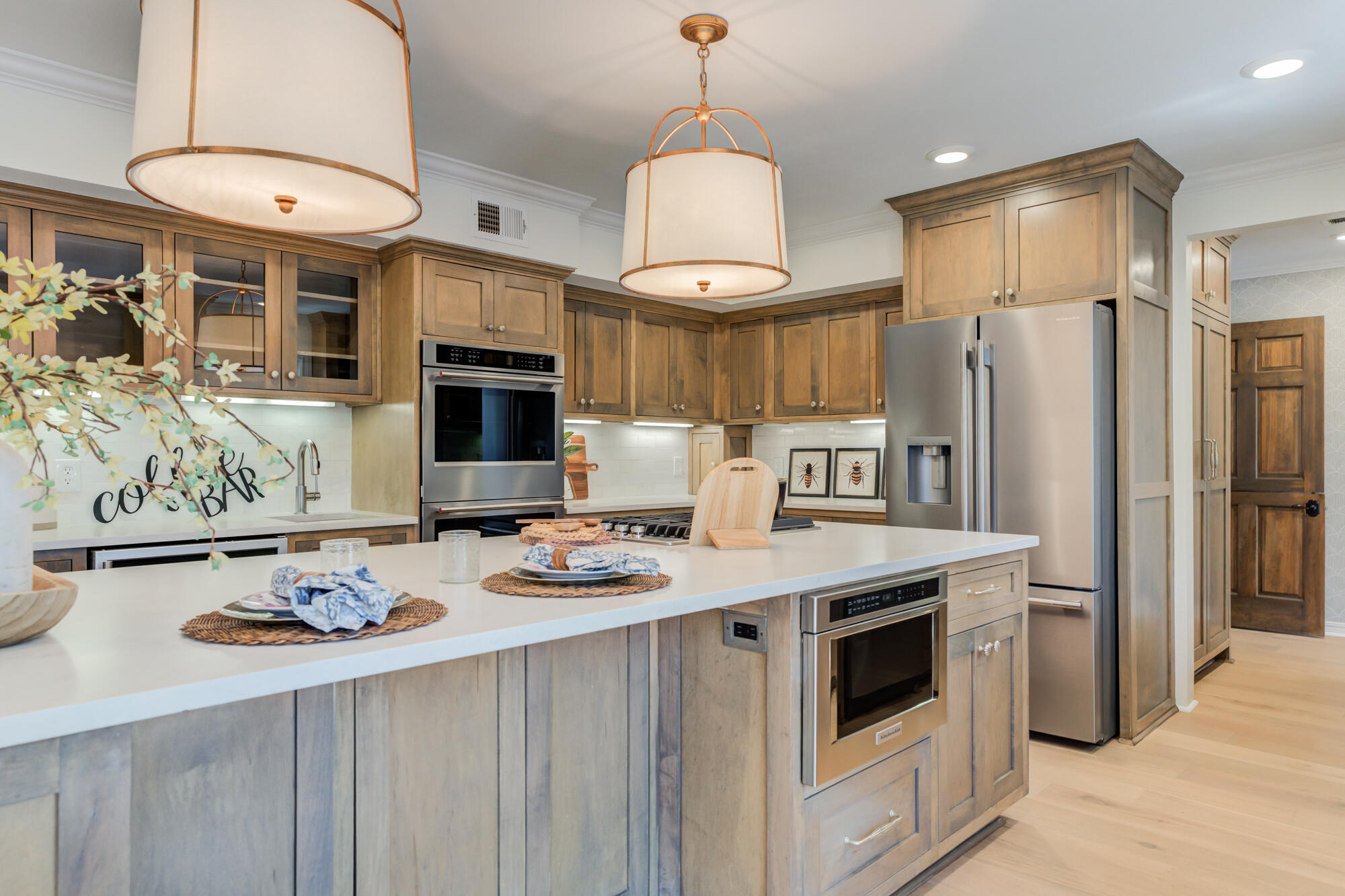 4407 13th Street Lubbock, TX 79416 - Photo 29 of 88 a kitchen with stainless steel appliances granite countertop a stove refrigerator and a sink