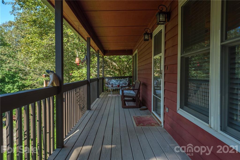 31 Bear Trail Fairview, NC 28730 - Photo 7 of 48 a view of balcony with wooden floor