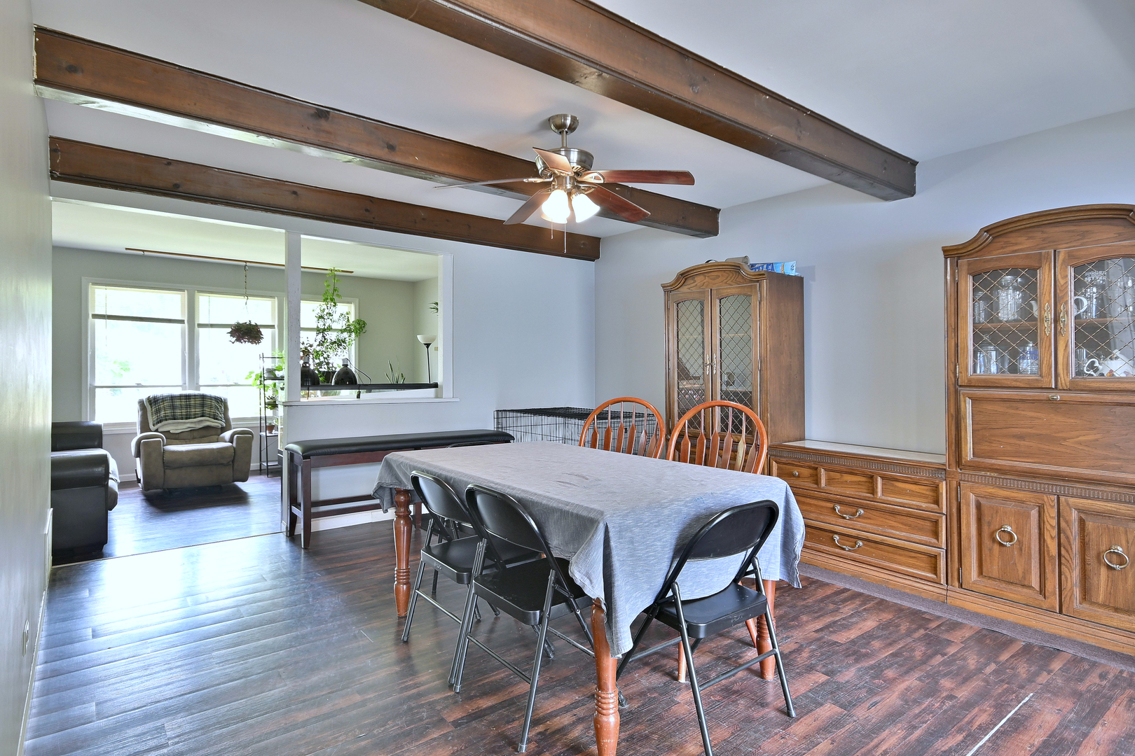 518 Emerson Circle Bolingbrook, IL 60440 - Photo 10 of 29 a view of a dining room with furniture window and wooden floor