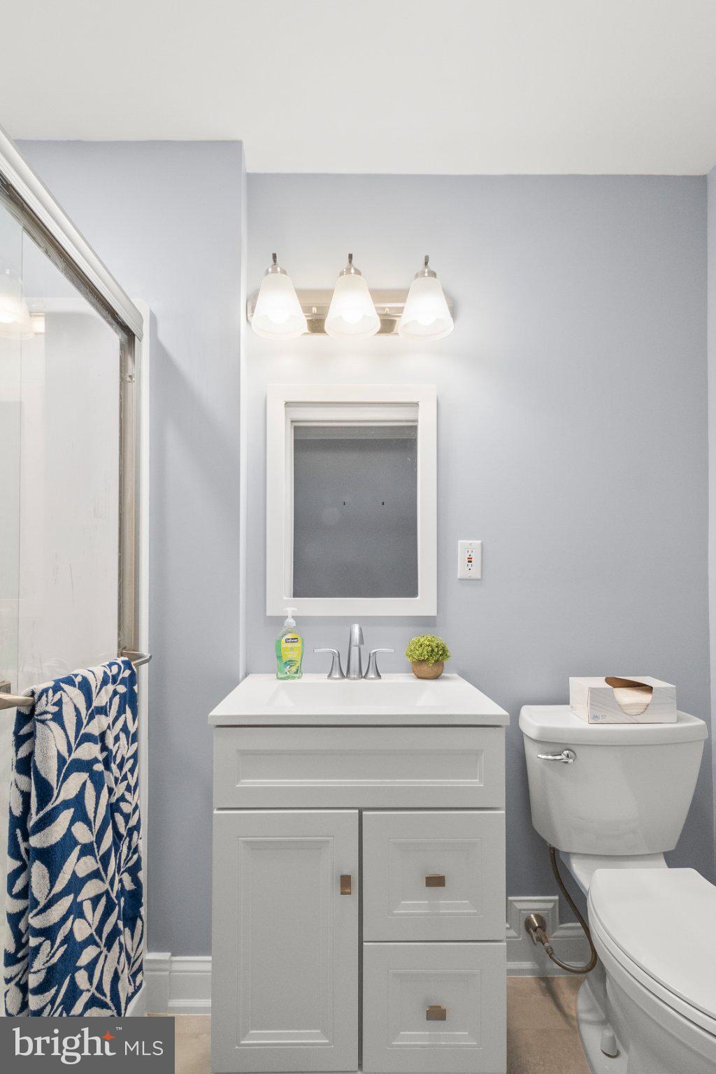 8 Slates End Newark, DE 19702 - Photo 30 of 54 a bathroom with a sink toilet and mirror