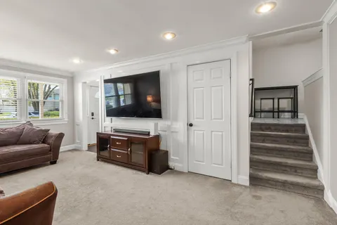 a living room with a couch