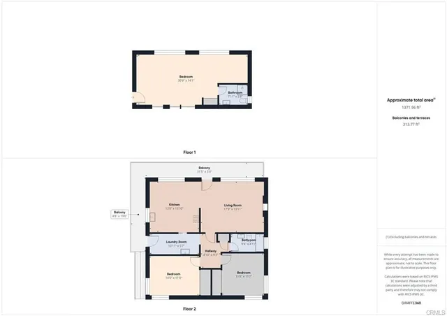 a picture of a room with a white wall and a painting on the wall