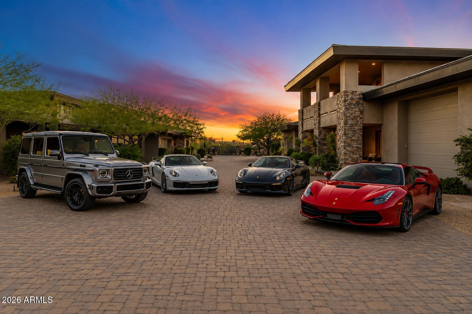 10205 East Happy Valley Road Scottsdale, AZ 85255 - Photo 1 of 81 12 car garage