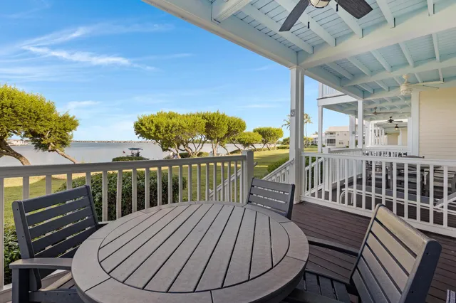 a view of a lake with a mountain