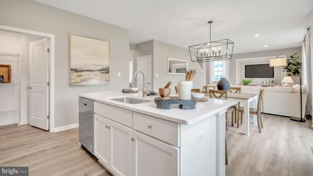 a kitchen with a sink and a window