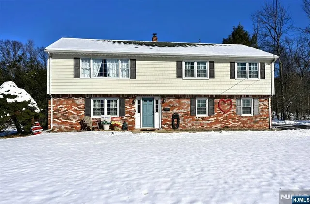 a front view of a building