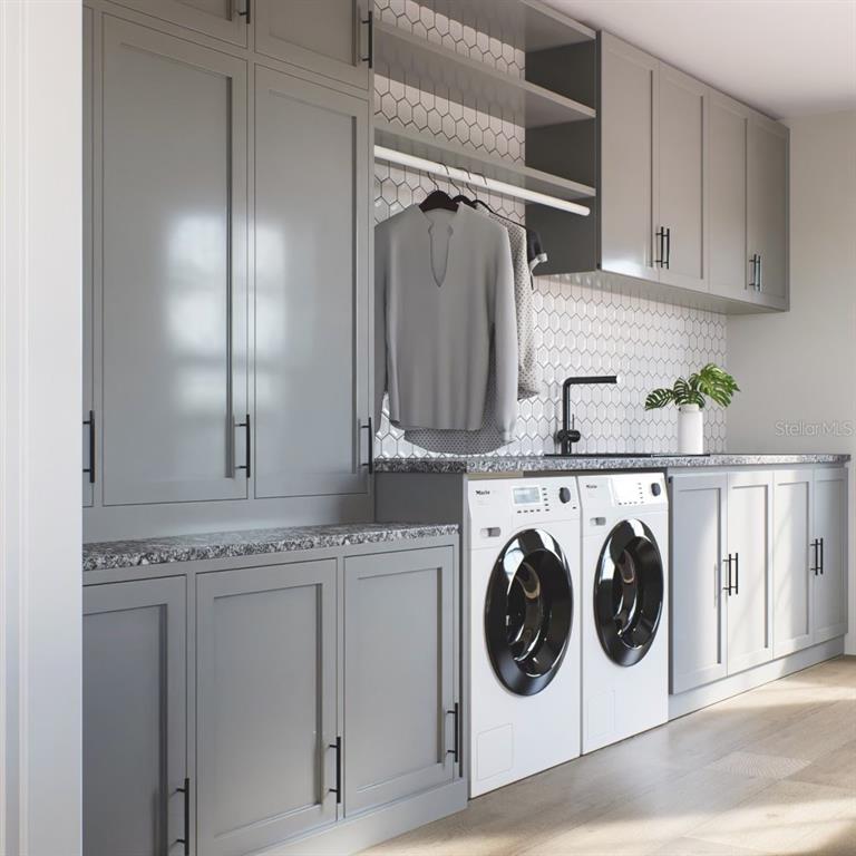 354 Hoot Owl Road Satsuma, FL 32189 - Photo 17 of 20 a utility room with dryer and washer