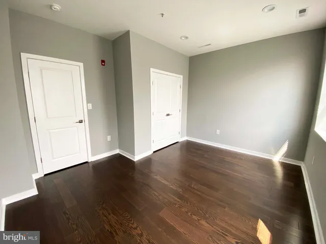 wooden floor in an empty room