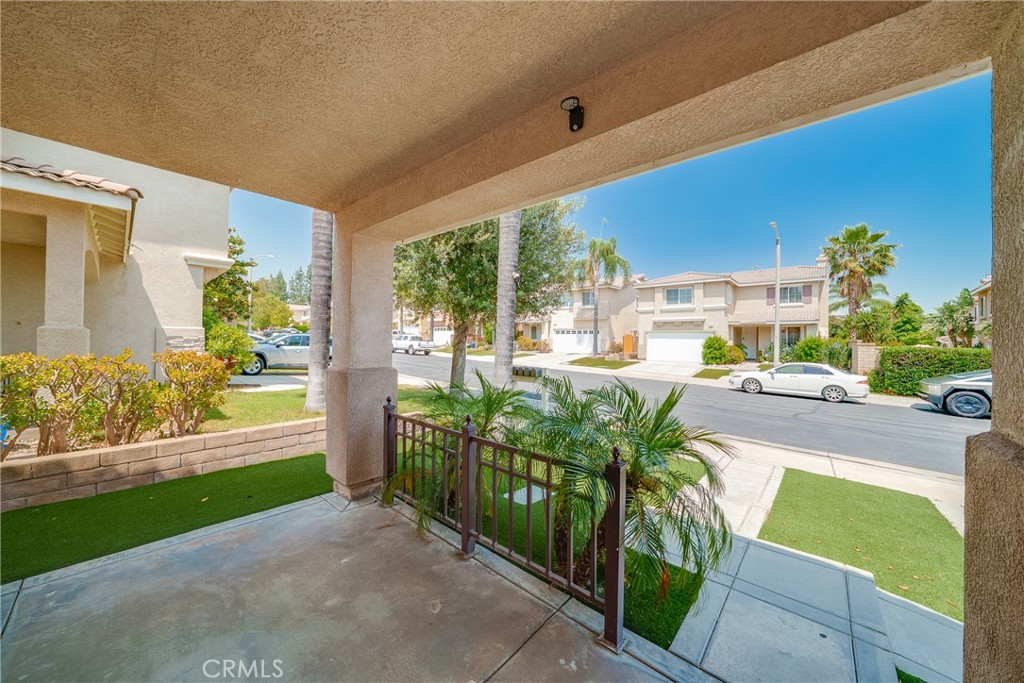 7358 Freedom Rancho Cucamonga, CA 91730 - Photo 6 of 34 a view of a porch and garden