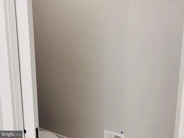 a close up view of a door