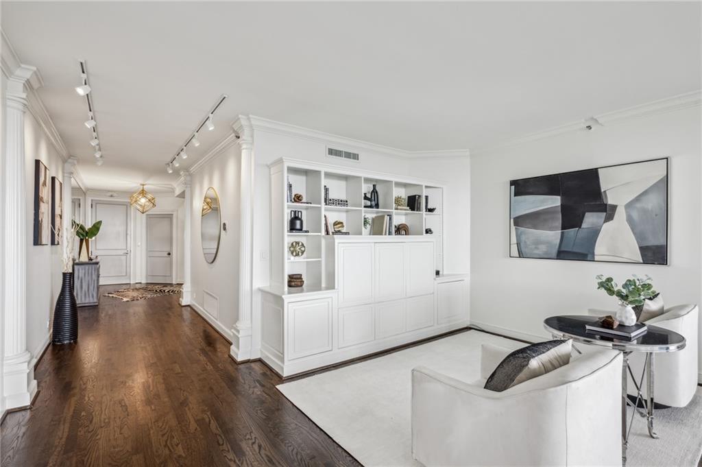 2660 Peachtree Road Northwest, Unit 23A Atlanta, GA 30305 - Photo 7 of 56 a view interior of the house and wooden floor