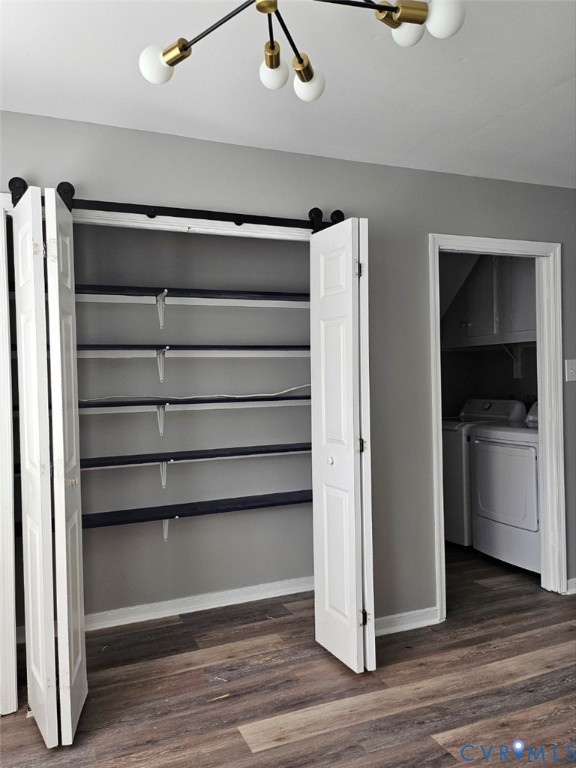 13607 Danwoods Road Midlothian, VA 23113 - Photo 6 of 14 a view of walk in closet with empty racks