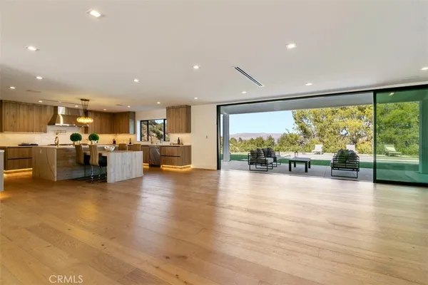 a view of a building with a street