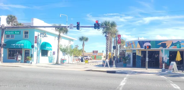 a view of street along with trees