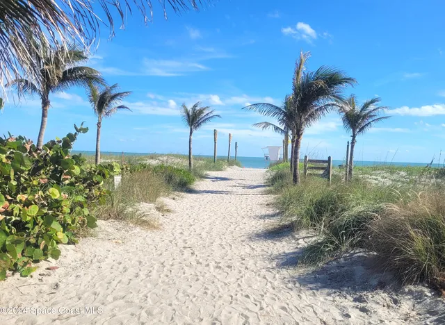 a view of a backyard of the house