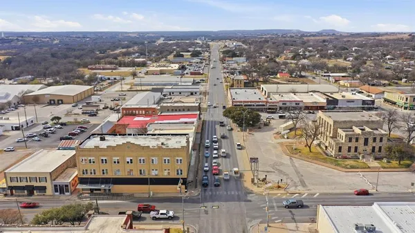 an aerial view of city