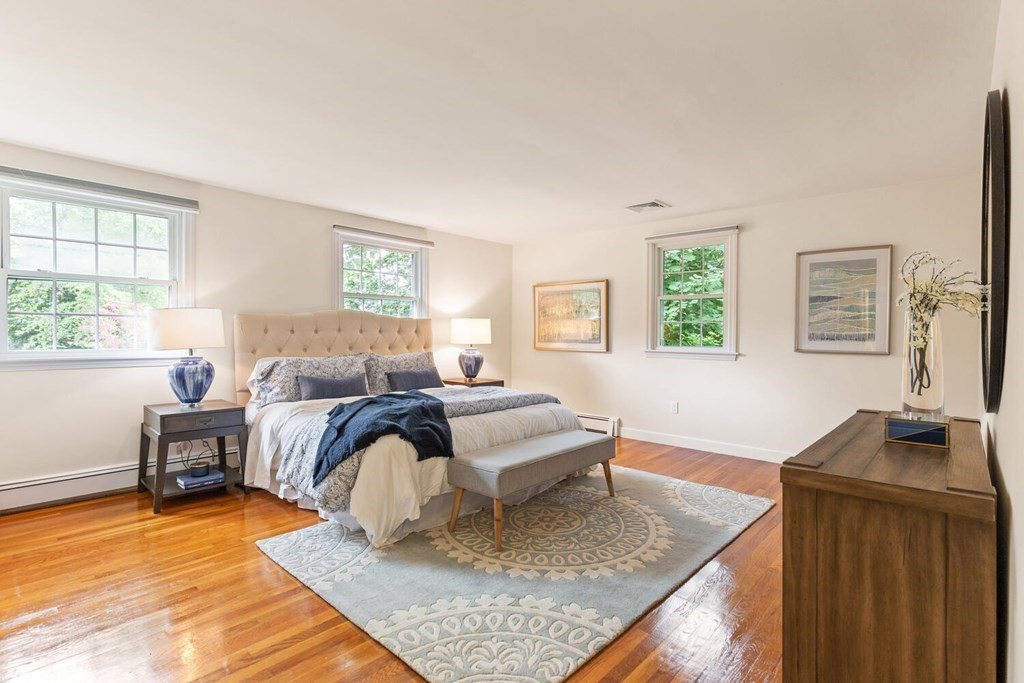 29 Saddle Club Road Lexington, MA 02420 - Photo 17 of 22 a living room with furniture and a dresser with wooden floor
