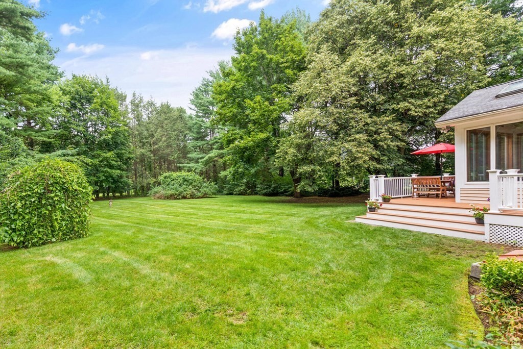 29 Saddle Club Road Lexington, MA 02420 - Photo 22 of 22 a view of a patio with a yard