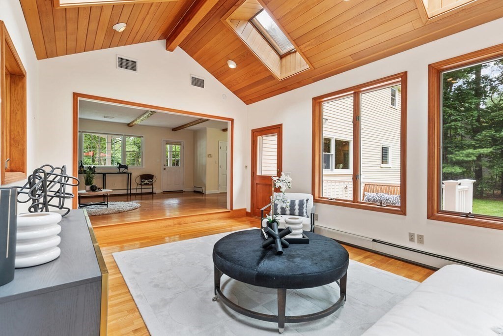 29 Saddle Club Road Lexington, MA 02420 - Photo 9 of 22 a living room with furniture and a large window