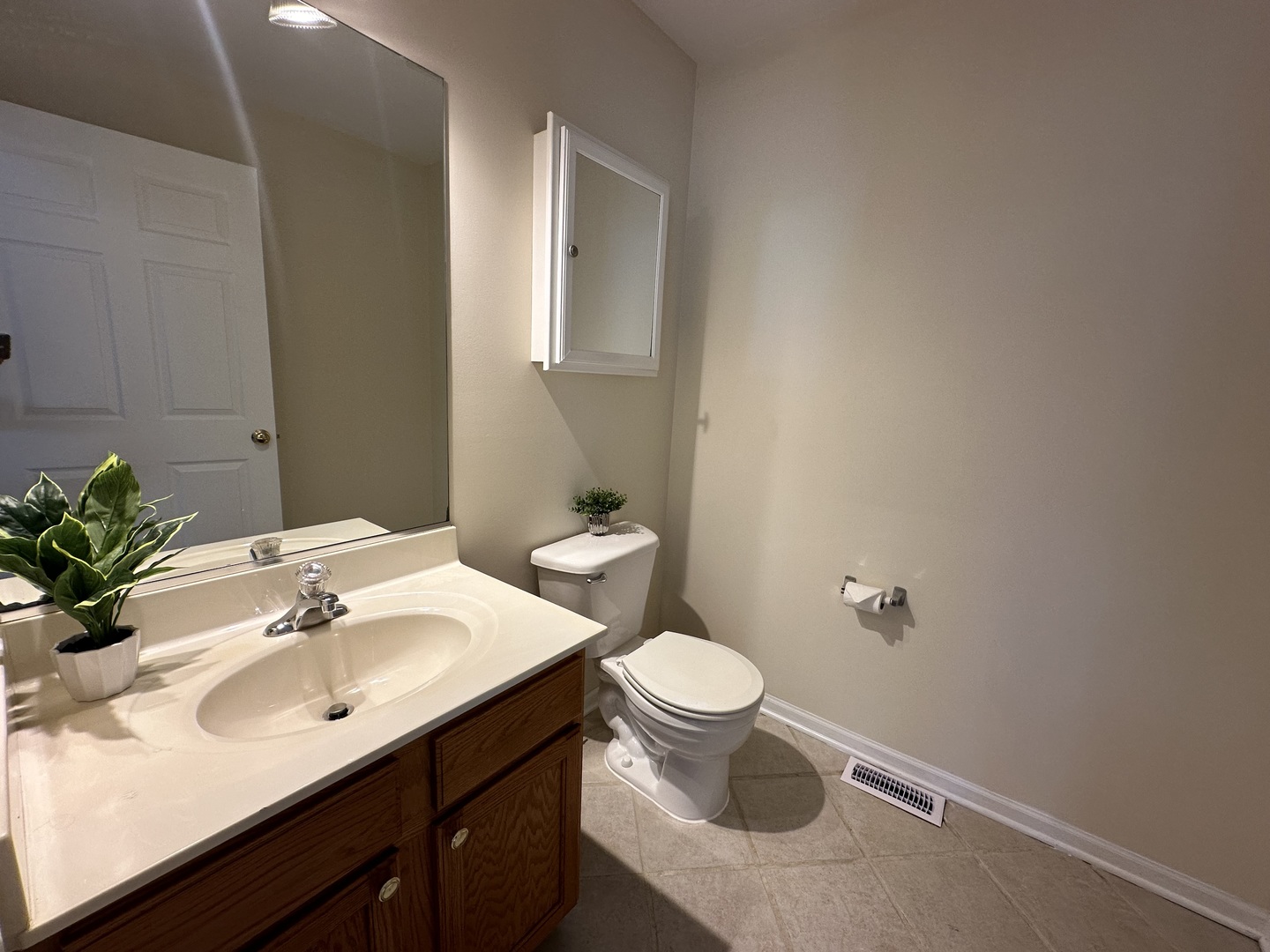 1525 Envee Drive Bolingbrook, IL 60490 - Photo 25 of 30 a bathroom with a sink and a mirror