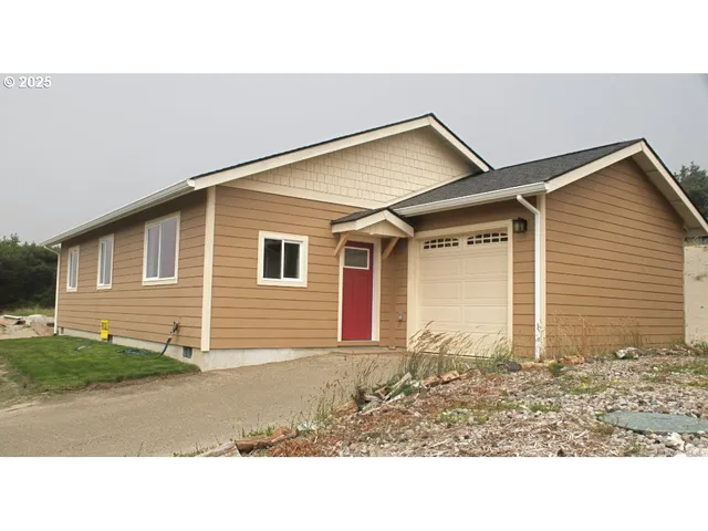 a backyard of a house