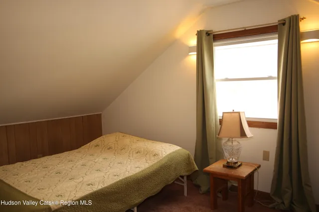 a view of a hallway with workspace