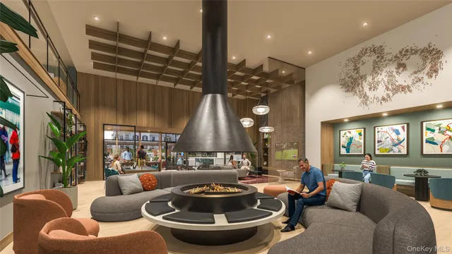 a open kitchen with stainless steel appliances granite countertop a lot of counter space and a sink
