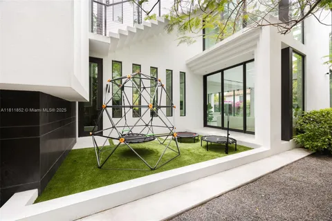 a view of a bathtub in a room