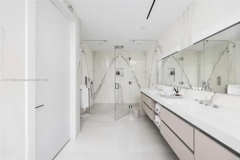 a swimming pool with yard and outdoor seating