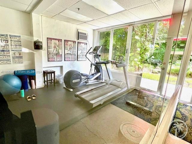 255 West 24th Street, Unit 308 Miami Beach, FL 33140 - Photo 31 of 31 a view of a room with gym equipment