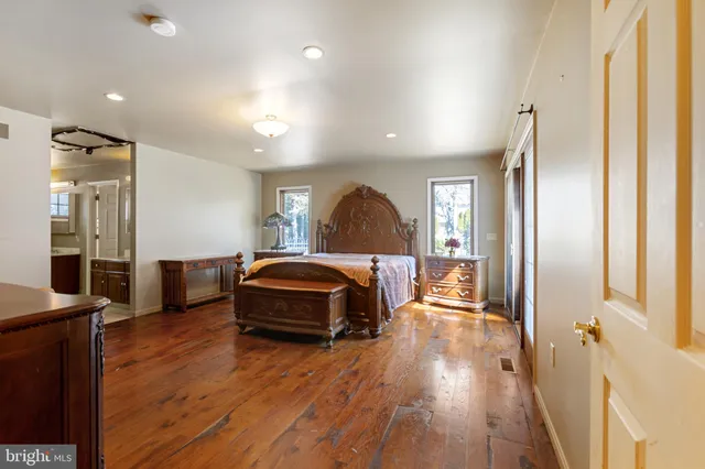 a bathroom with a window