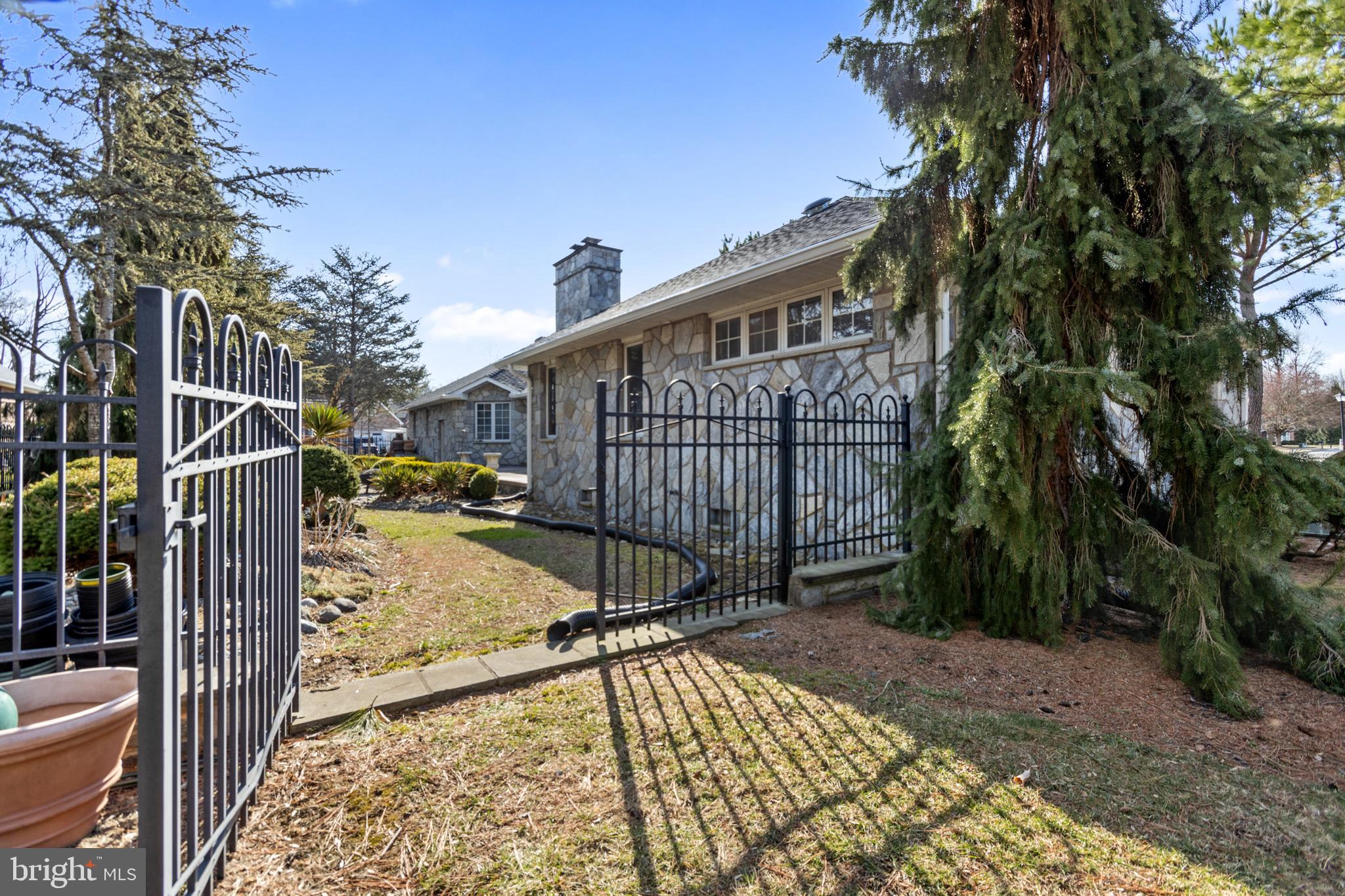 15 Baltray Road Dover, DE 19904 - Photo 41 of 59 a view of backyard with large trees and wooden fence