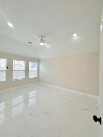 a house view with a outdoor space