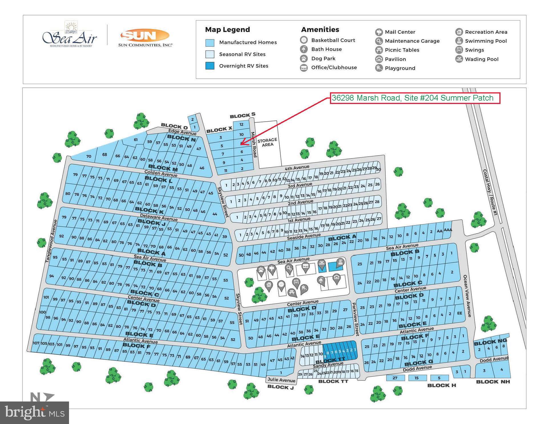 36298 Marsh Road, Unit 204 Rehoboth Beach, DE 19971 - Photo 21 of 26 Community Map