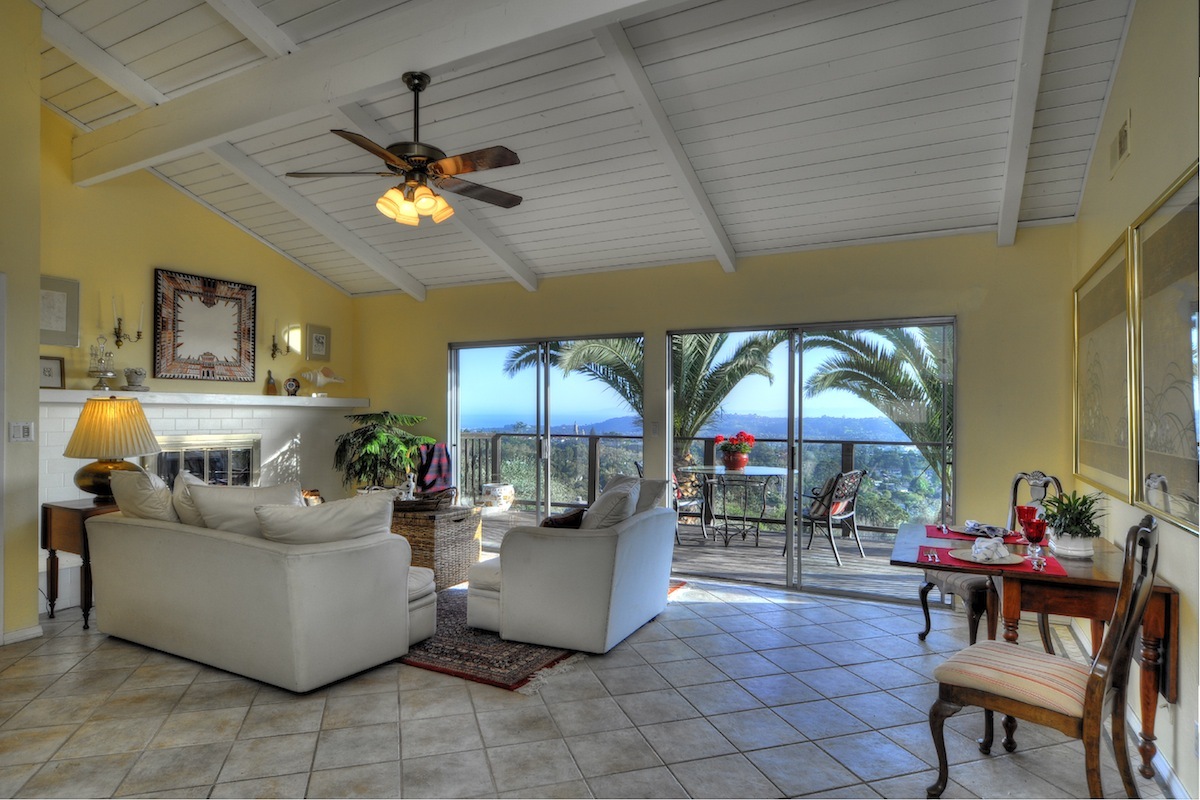 925 Cheltenham Road Santa Barbara, CA 93105 - Photo 5 of 15 Ocean View Living Room
