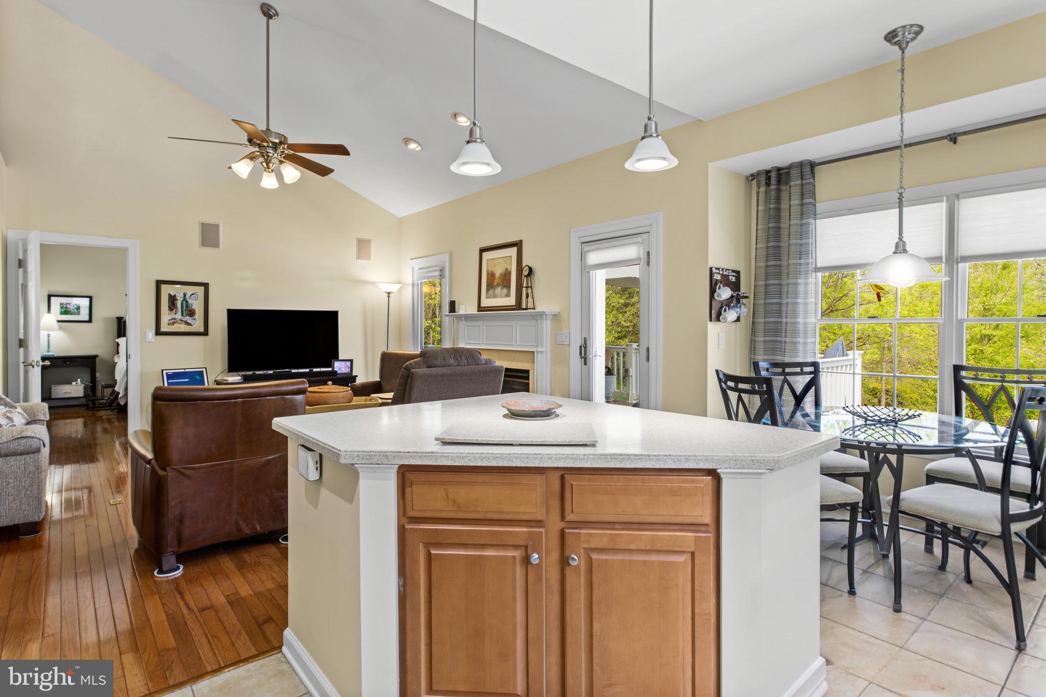 7 Derr Lane Middletown, MD 21769 - Photo 6 of 33 Open Concept to Living Room + Walkout Trex Deck