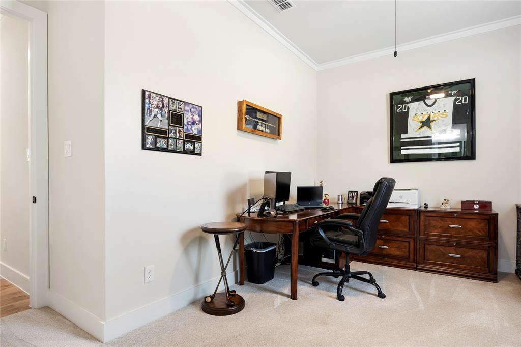704 Abbey Road Van Alstyne, TX 75495 - Photo 29 of 38 a view of a workspace with furniture
