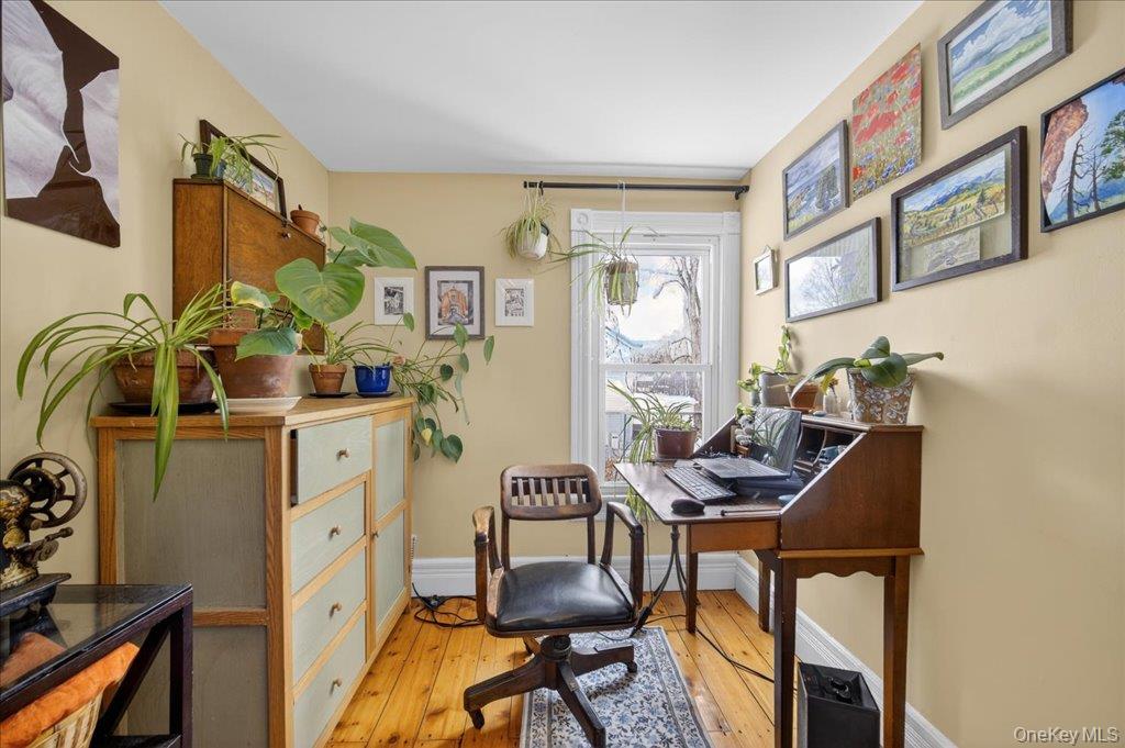 792 Springtown Road Rosendale, NY 12486 - Photo 15 of 45 Office with light wood-style floors and baseboards