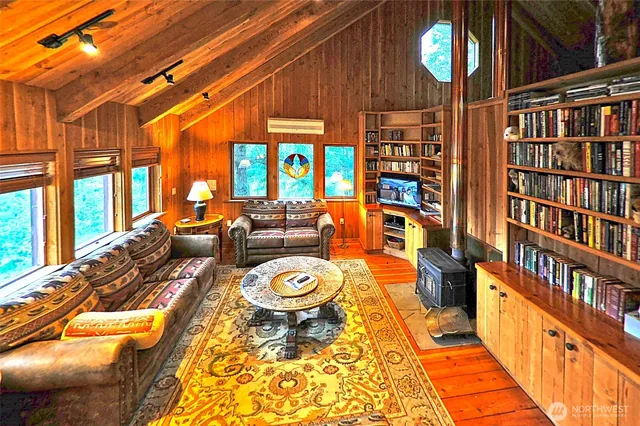 a view of a chairs and table in a patio