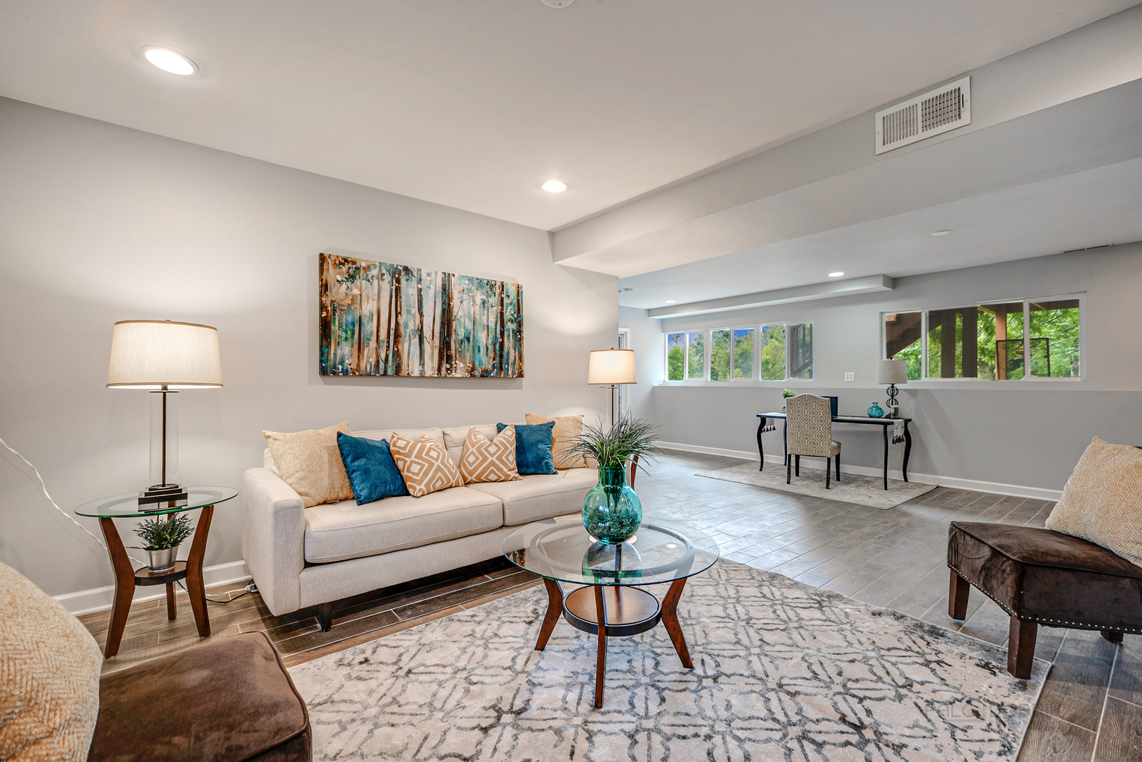 110 Haman Road Inverness, IL 60010 - Photo 20 of 30 a living room with furniture and a lamp