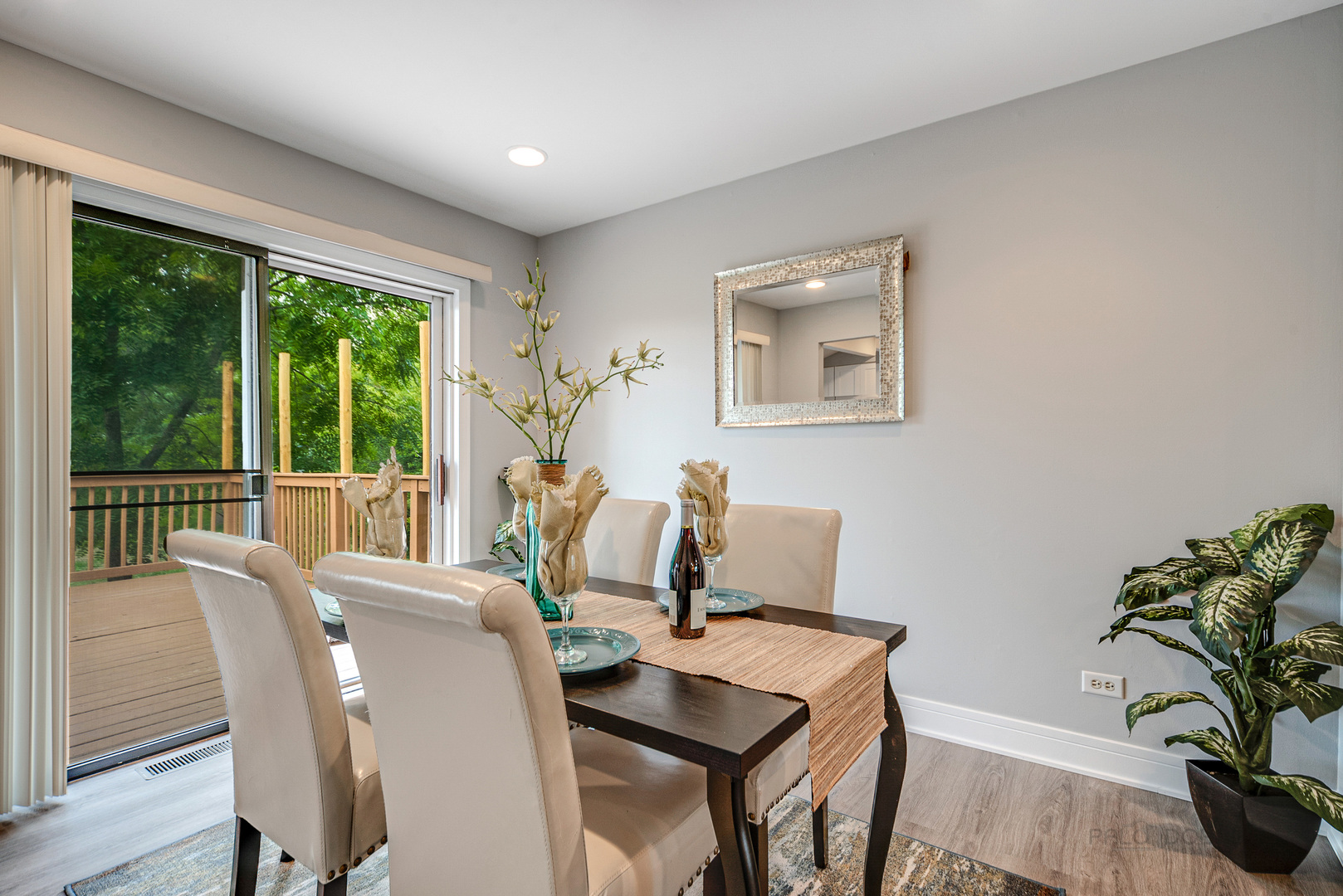 110 Haman Road Inverness, IL 60010 - Photo 5 of 30 a view of a dining room with furniture window and wooden floor