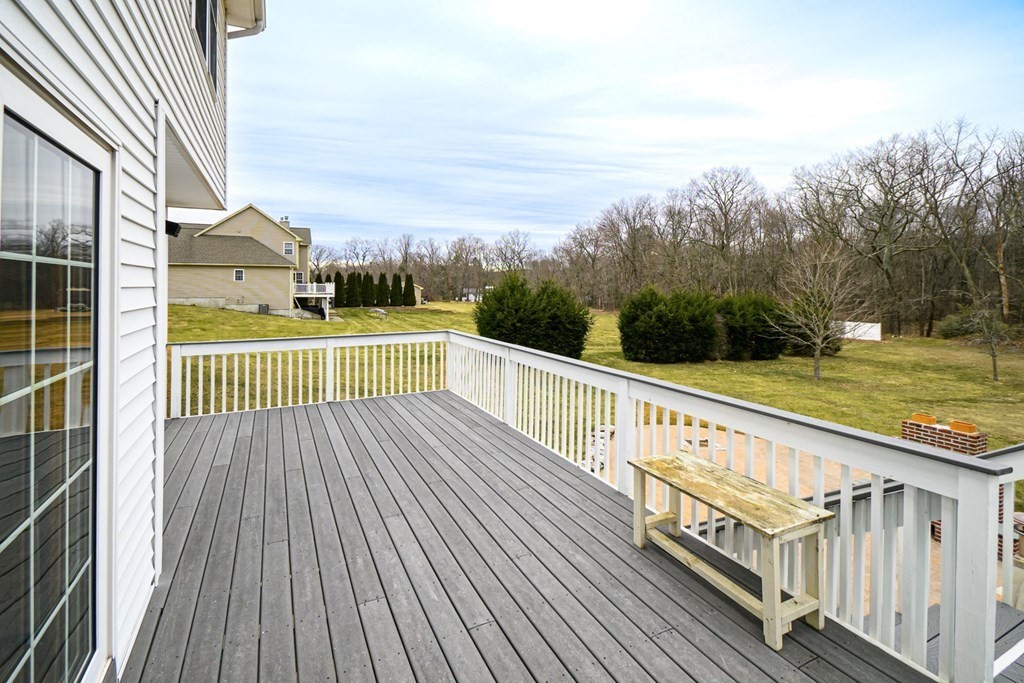 34 Schneider Road Somers, CT 06071 - Photo 40 of 42 a view of a balcony with wooden floor and fence