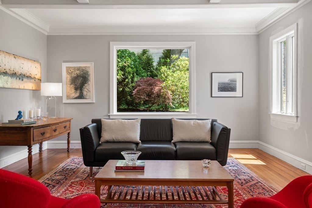 32 Maugus Avenue Wellesley, MA 02481 - Photo 22 of 42 a living room with furniture and a window