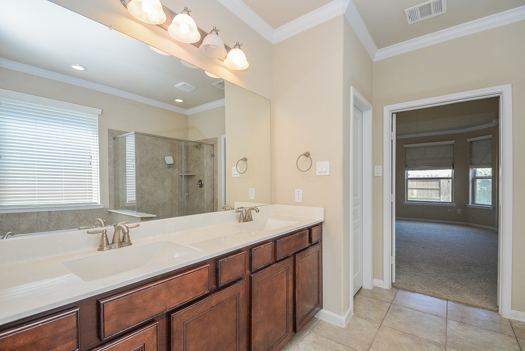 28258 Natalie Bend Road Katy, TX 77494 - Photo 21 of 32 Master Bathroom with hers and his sink.