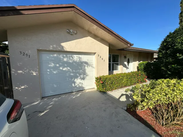 a view of a small garden