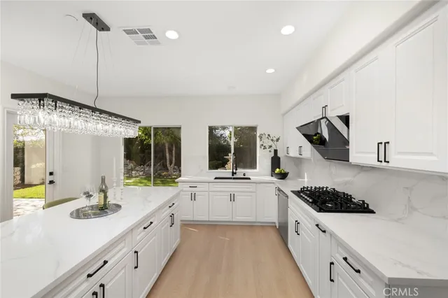 a workspace with furniture and window