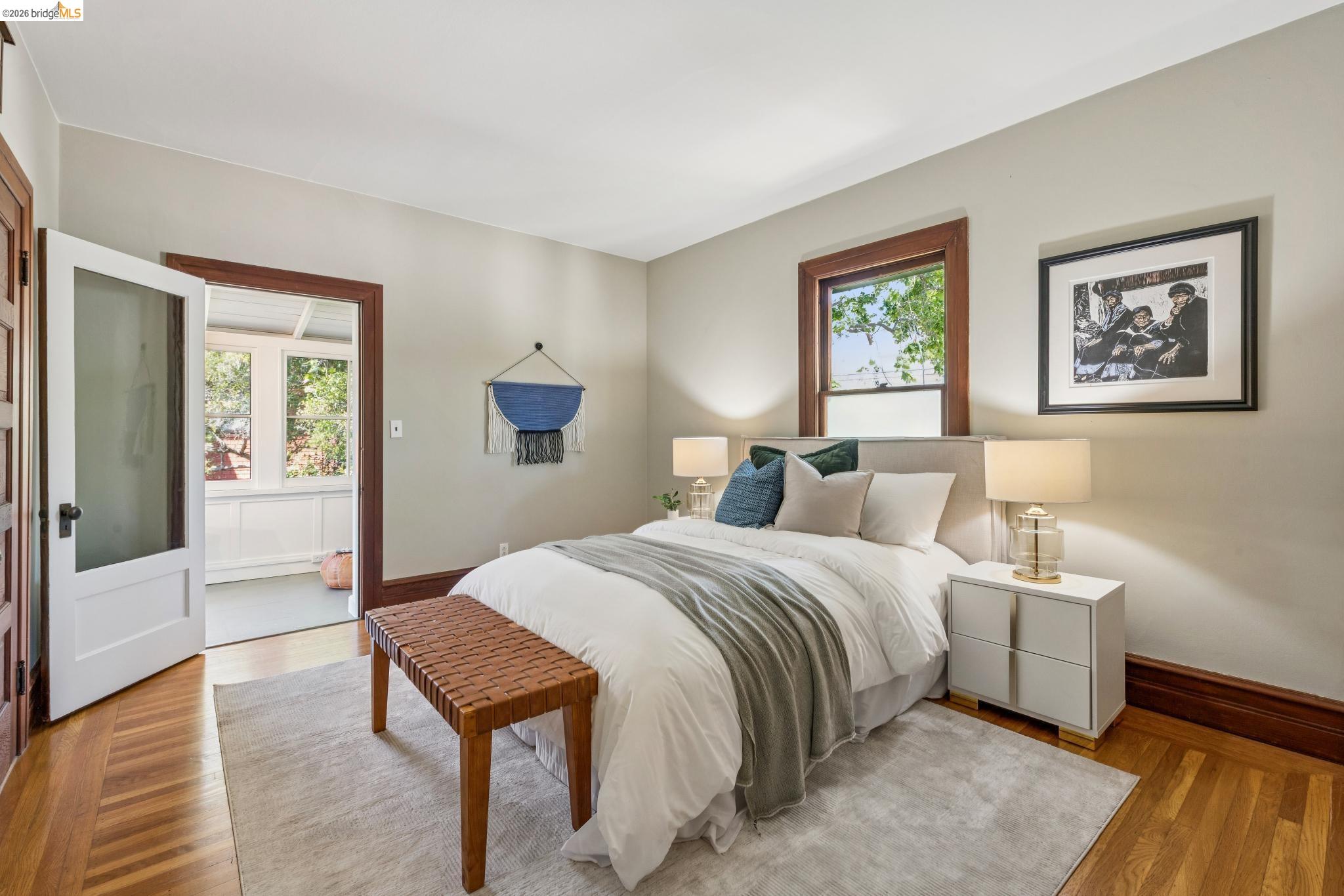 1490 Arch Street Berkeley, CA 94708 - Photo 32 of 57 a bed room with a bed and a night stand