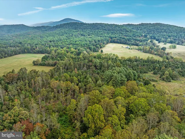 a view of a lake with a mountain in the background