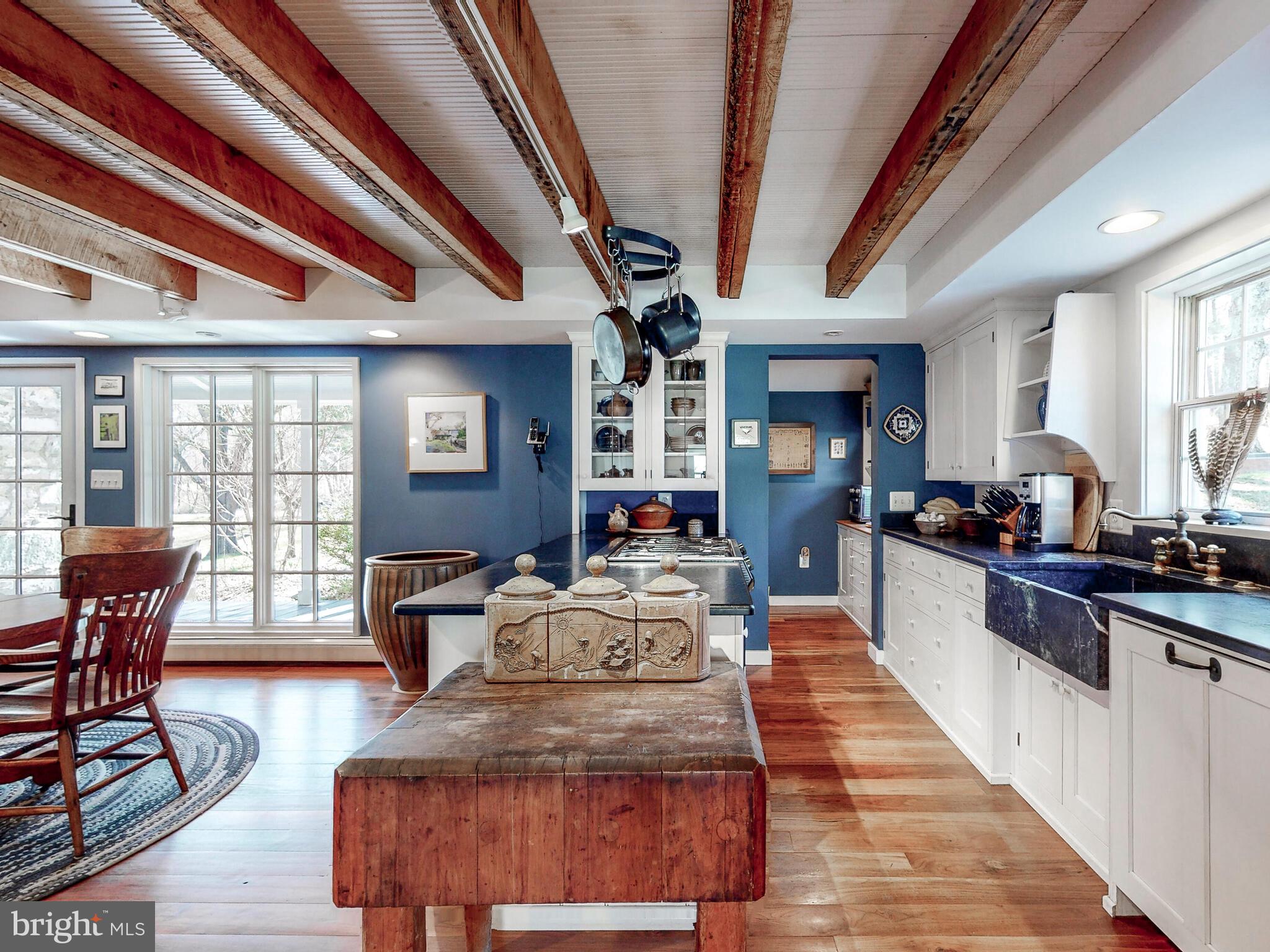 1901 Brighton Dam Road Brookeville, MD 20833 - Photo 13 of 92 Eat-in kitchen with walnut flooring