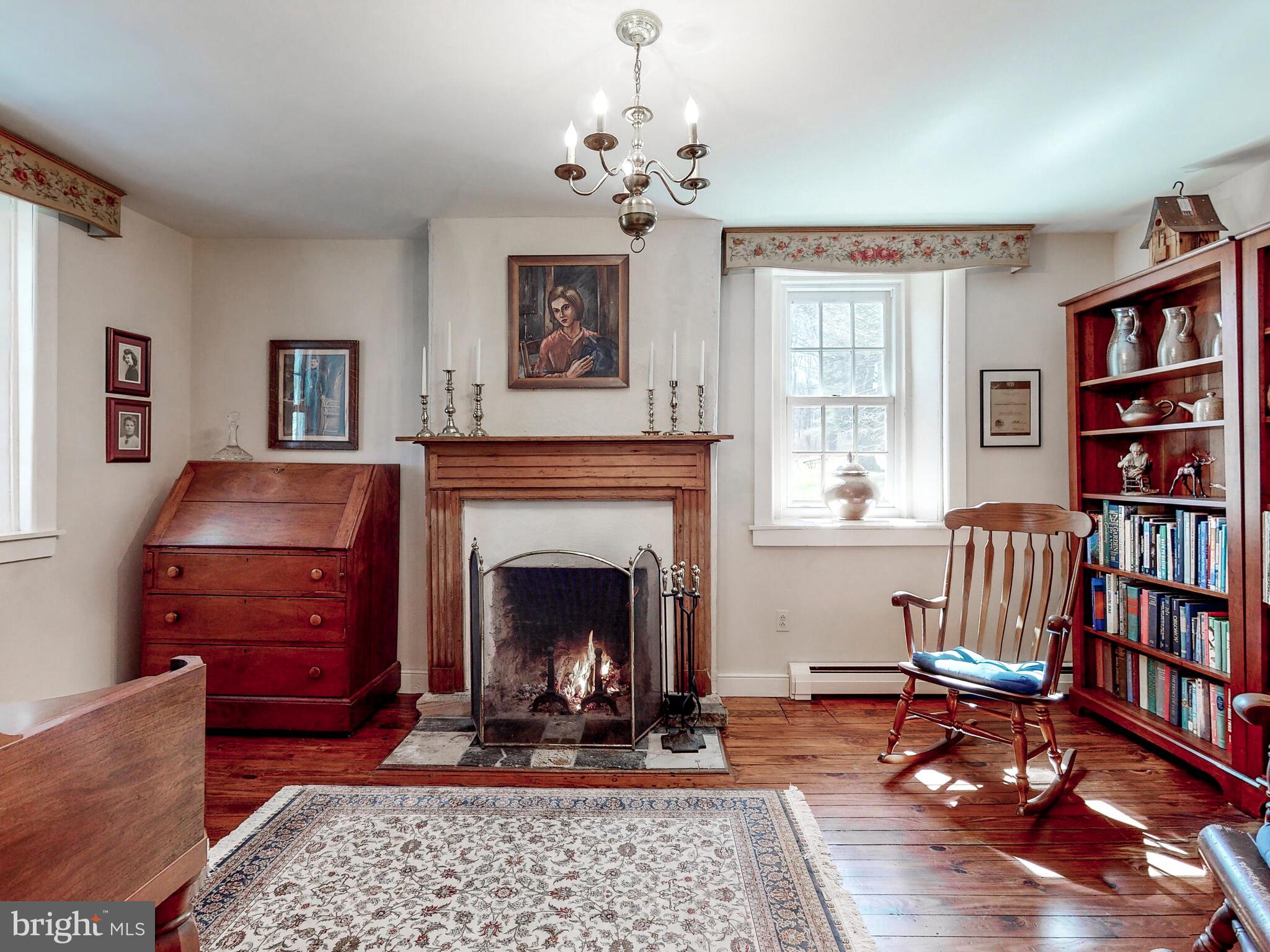 1901 Brighton Dam Road Brookeville, MD 20833 - Photo 28 of 92 Music room with original flooring